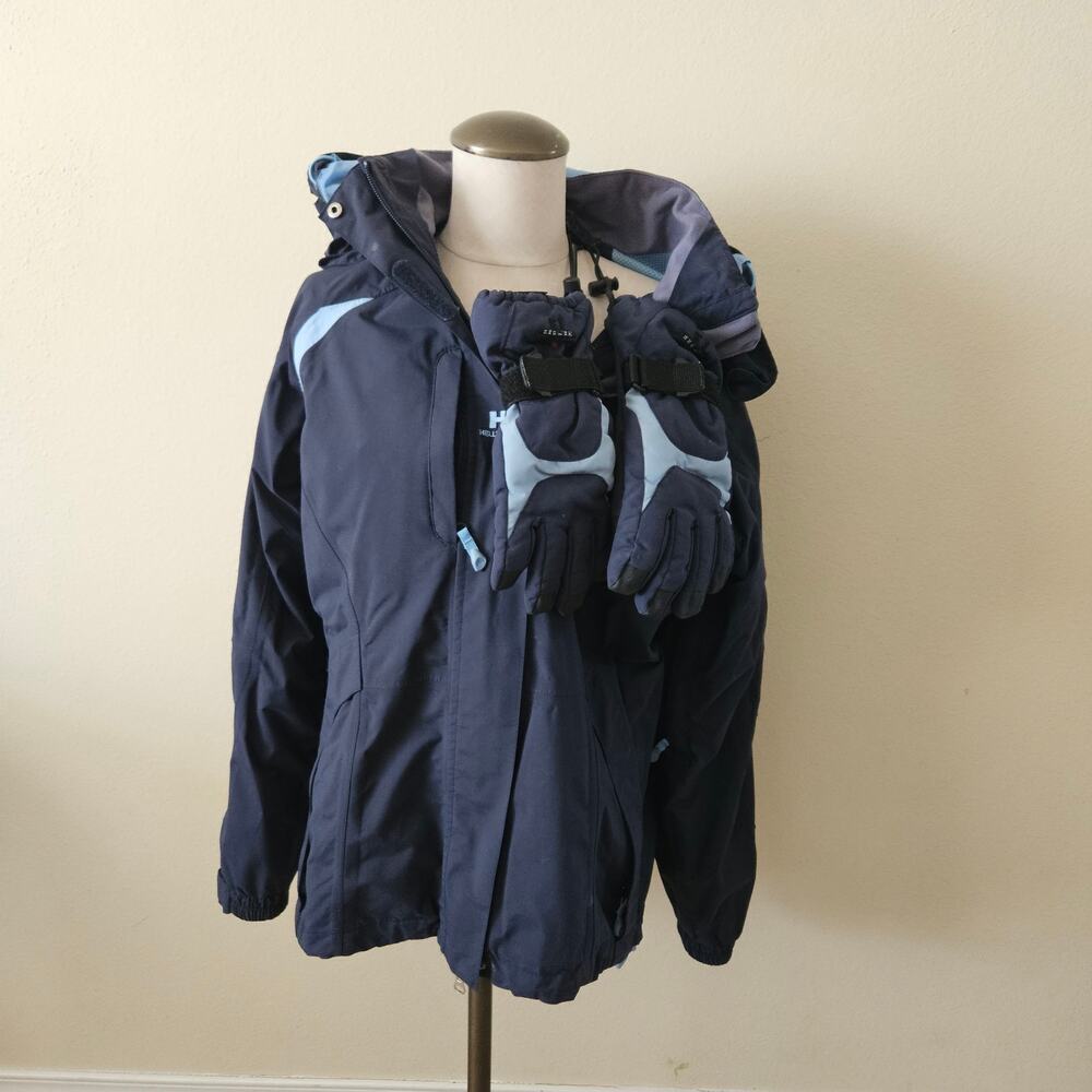 Helly Hanson Winter Jacket With Gloves M - image 1